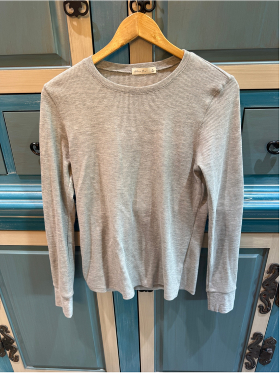 Active Basic Tops - Women's Active Basic Gray Long Sleeve Tee Standard L